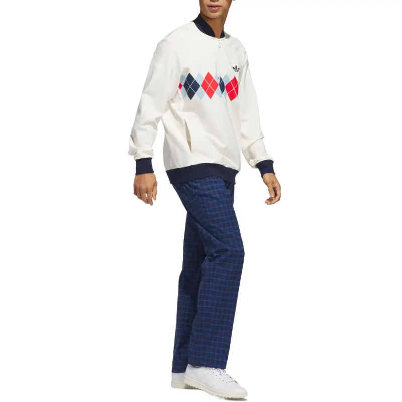 Adidas Originals Argyle Printed 1/4 Zip Sweatshirt-3