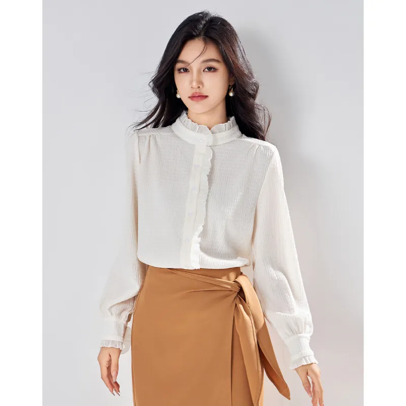 Love Elaine Shirts Women's Ecru-1