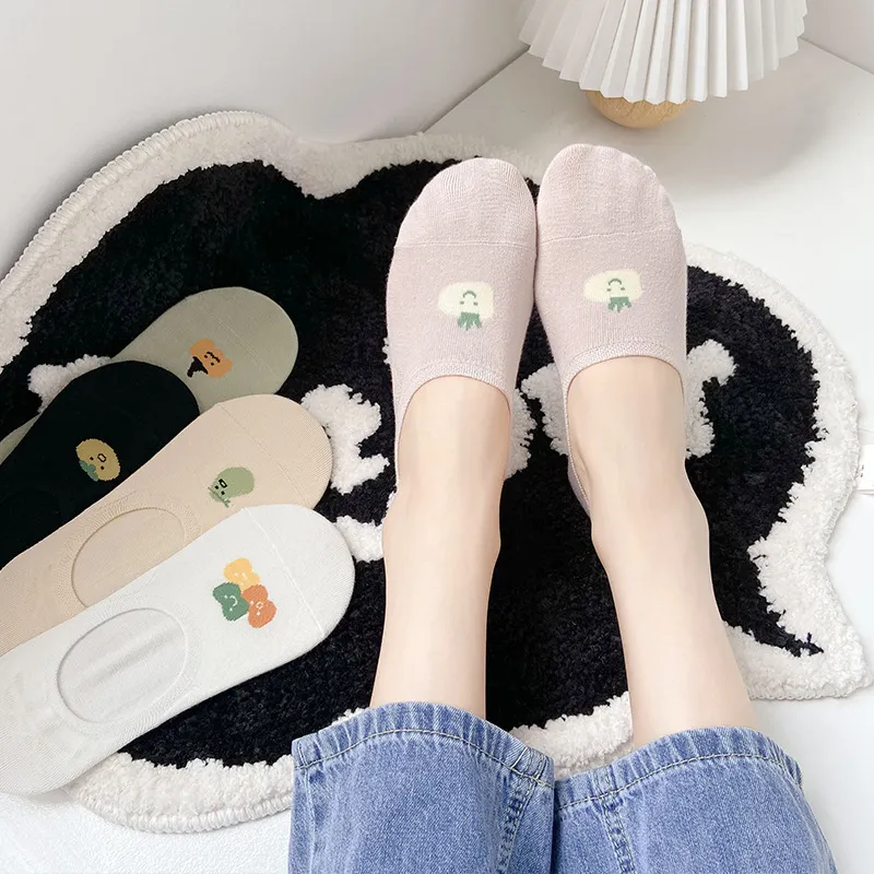 TLXT No Show Socks Women's Home Floor Socks, Comfortable And Skin Friendly, Breathable-1