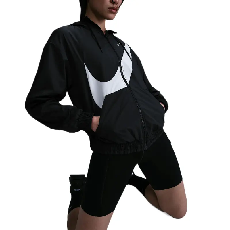 Nike Sportswear Classic Women's Loose Uv Protection Full Zip Logo Jacket-1