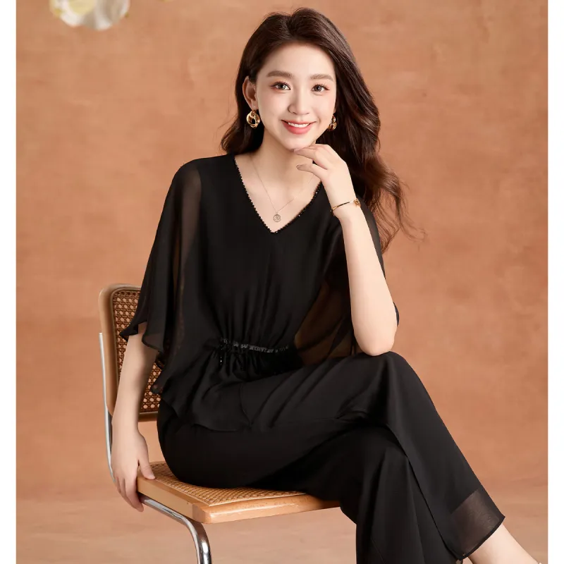 Mylan Casual Suits Women's Black Collection Brand, Get Activity Alerts In Real Time-1