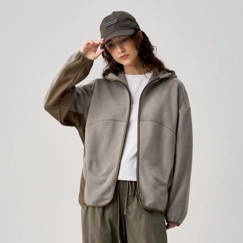 714STREET Sweatshirt Unisex Taupe & Coffee-2
