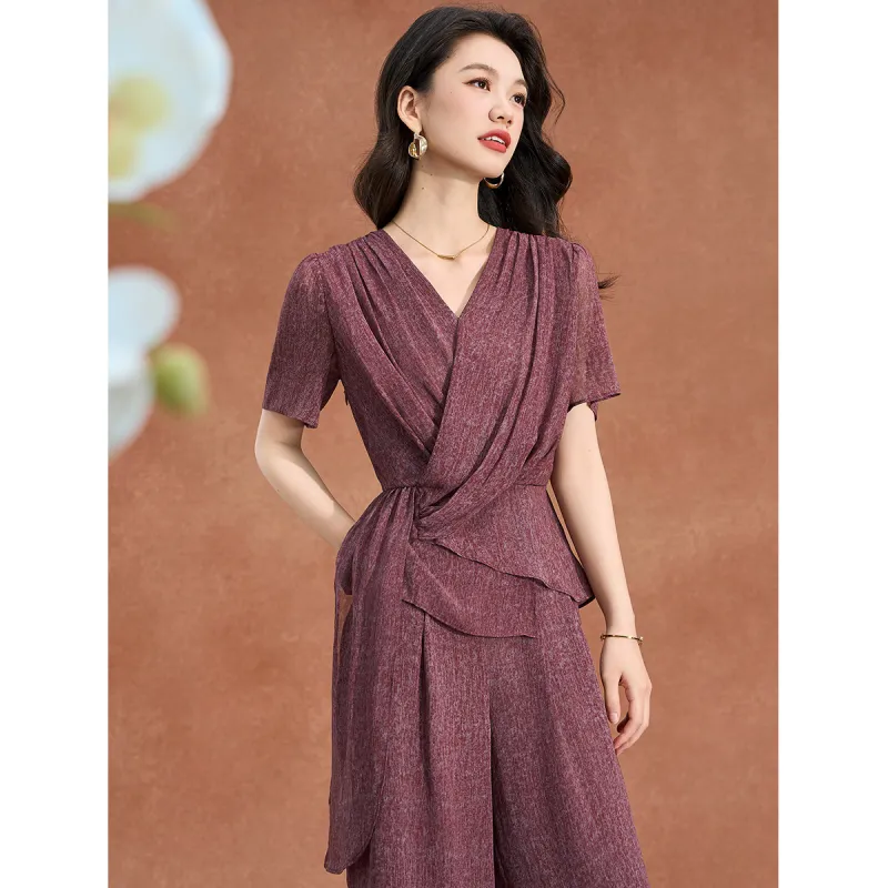 Mylan Casual Suits Women's Crimson-4