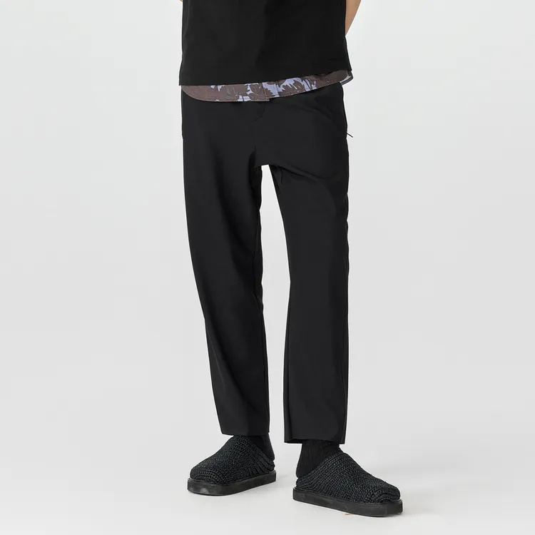 CROQUIS Casual Pants Men 001 Jet Black-2