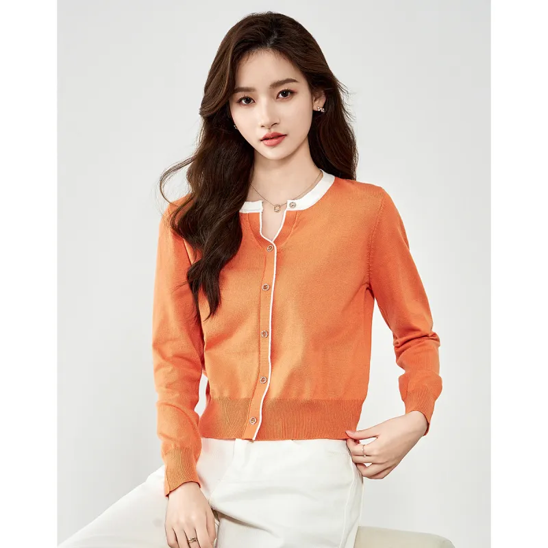 Love Elaine Knitwear Women's Orange-4