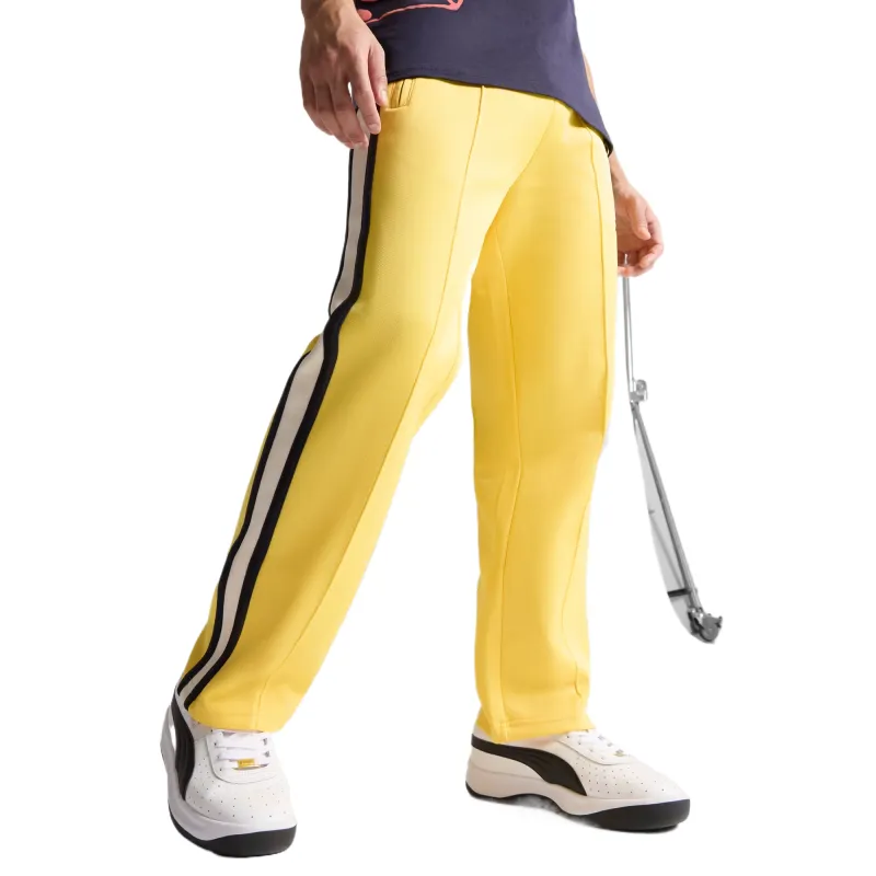 PUMA T7Pants Sports Pants Men's Yellow-2