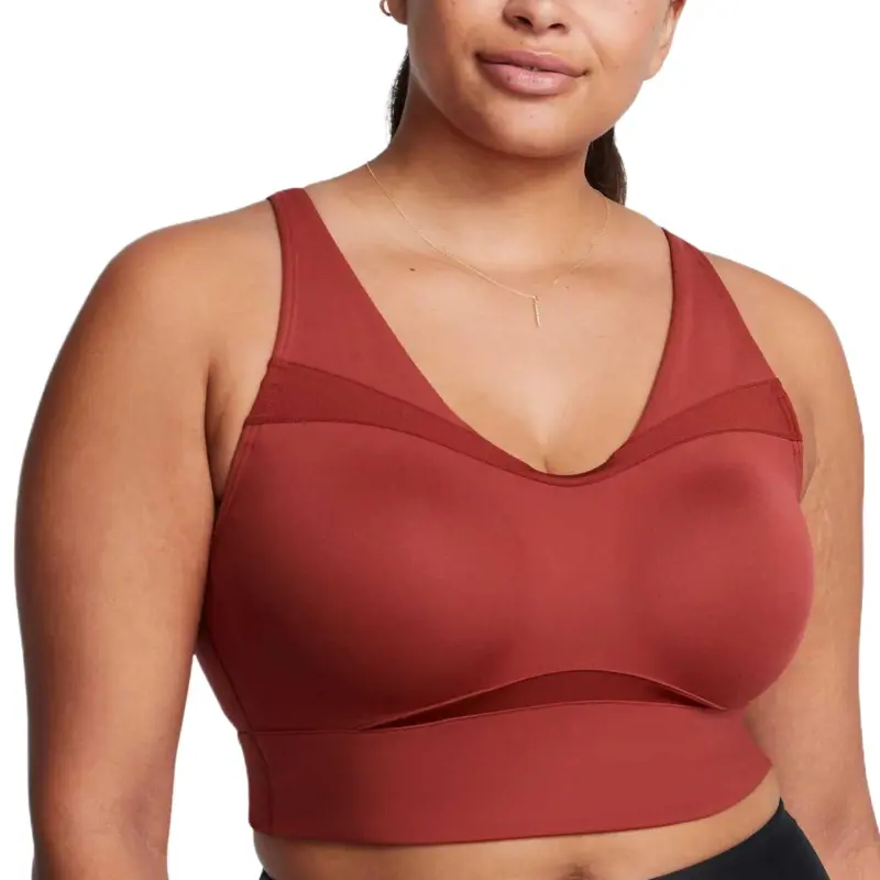 Under Armour SmartForm Evolution Mid Longline Sports Underwear Women's Red-5