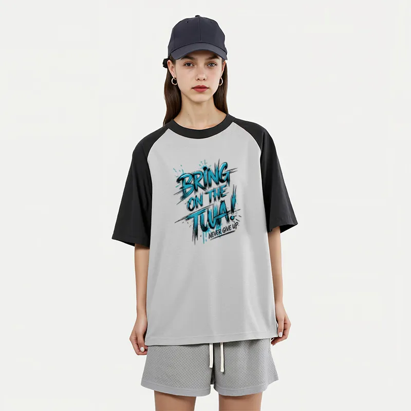 FAIRWHALE Raglan Sleeve T Shirt Women's-2