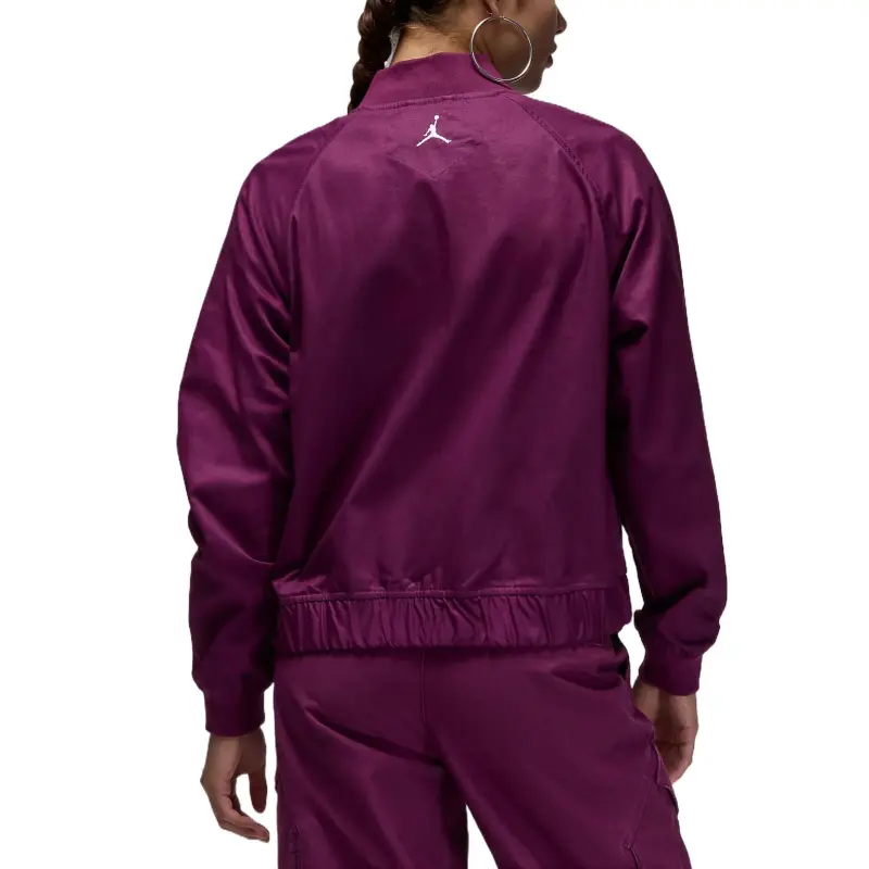 Jordan FW/AW24 Jackets Coats Women's Bordeaux Purple White-1