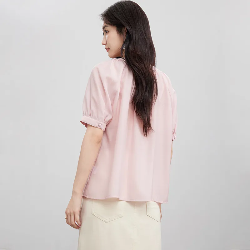SENTUBILA Chiffon Shirt Women's-12