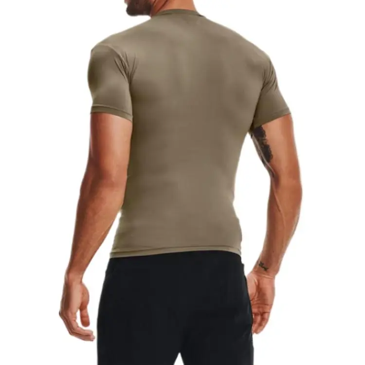 Under Armour TacticalHeatGear T Shirt Men's Tan-3