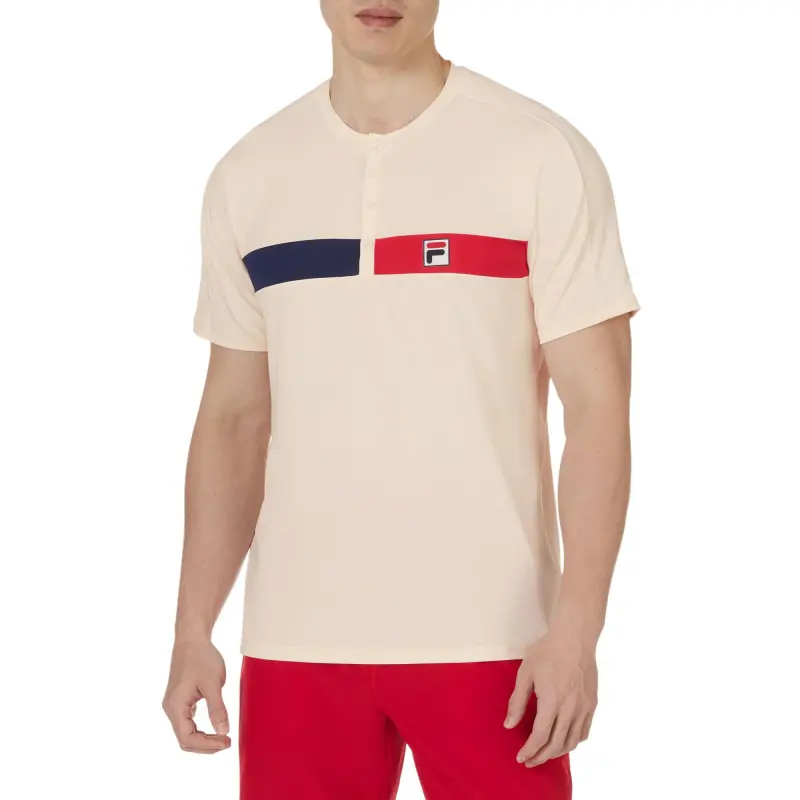 FILA T Shirts Unisex Beige-2