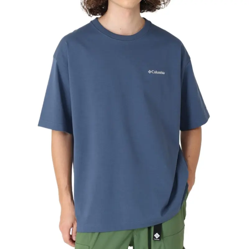 Columbia T Shirt Unisex Dark Blue-2