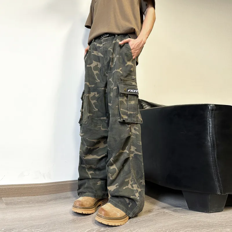 FKFT Cargo Pants Unisex Camouflage-5