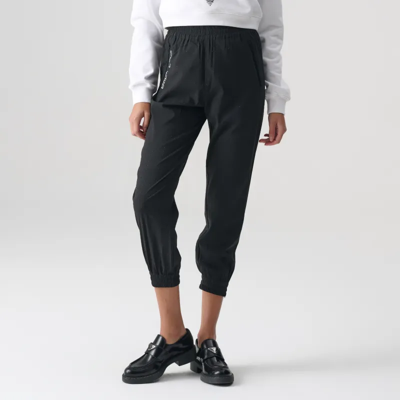 TCH Casual Pants Unisex Black With Black Logo-2