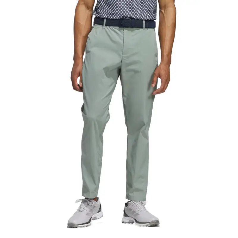 Adidas NYLON CHINO Casual Pants Men's Silver Green-1