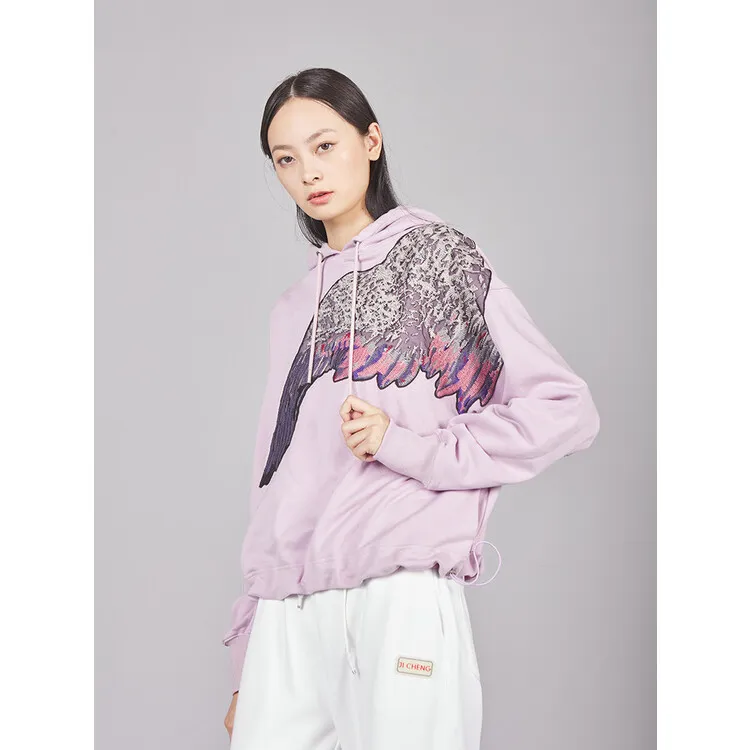 JI CHENG Sweatshirt Unisex Lilac-3