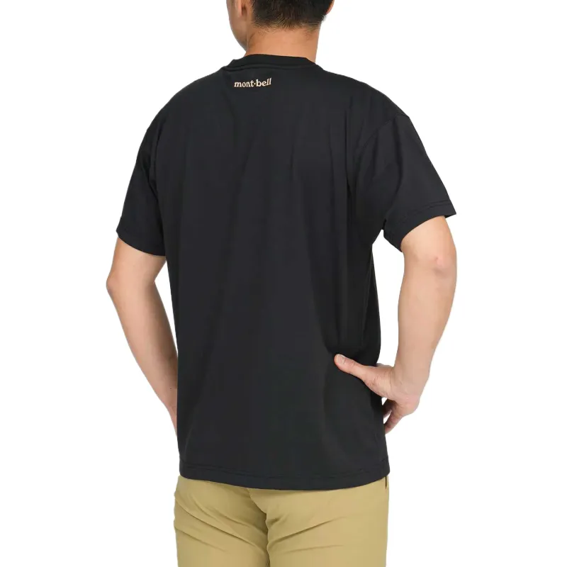 MONTBELL T Shirts Men Black-4