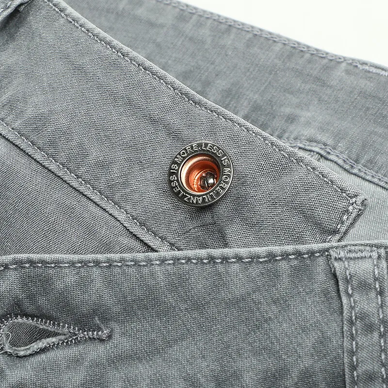 LESS IS MORE Jeans Men Light Gray-2