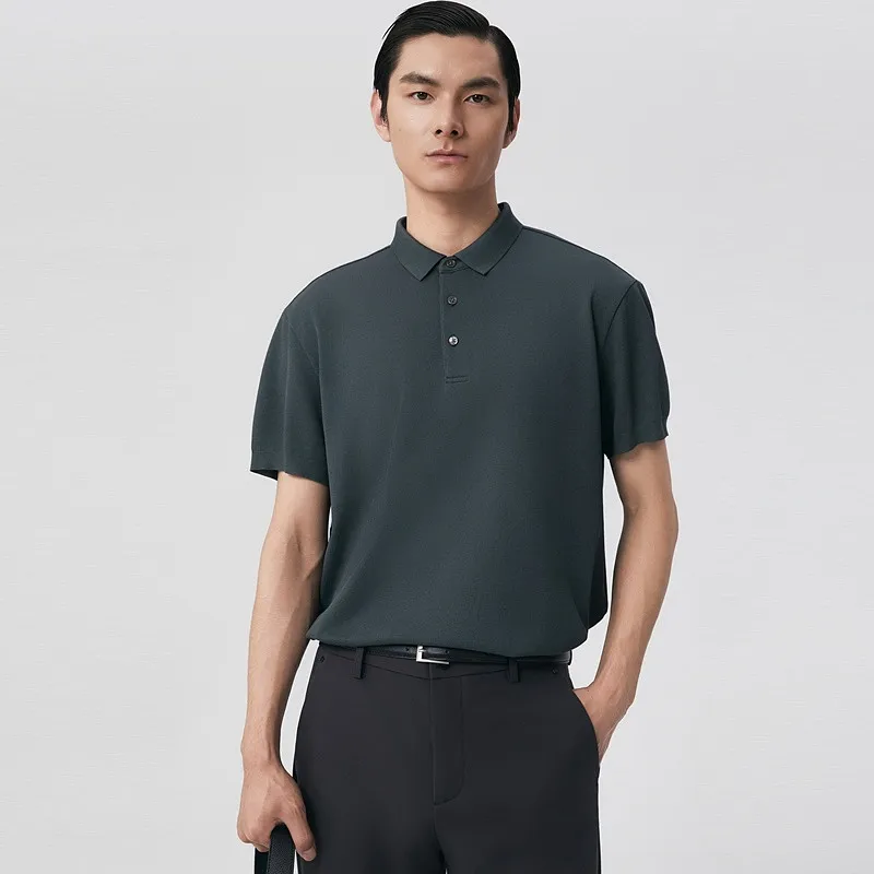 EHE Polo Shirt Men's Green Blue-4