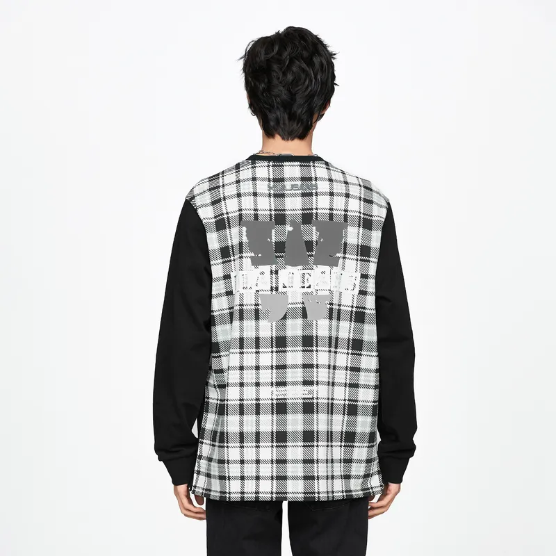 HLA JEANS Sweatshirts Men Black Pattern 56-2