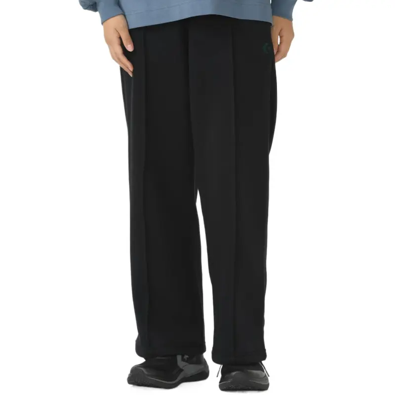 Converse SWEAT WIDE PANTS LDS Casual Pants Women's Black-2