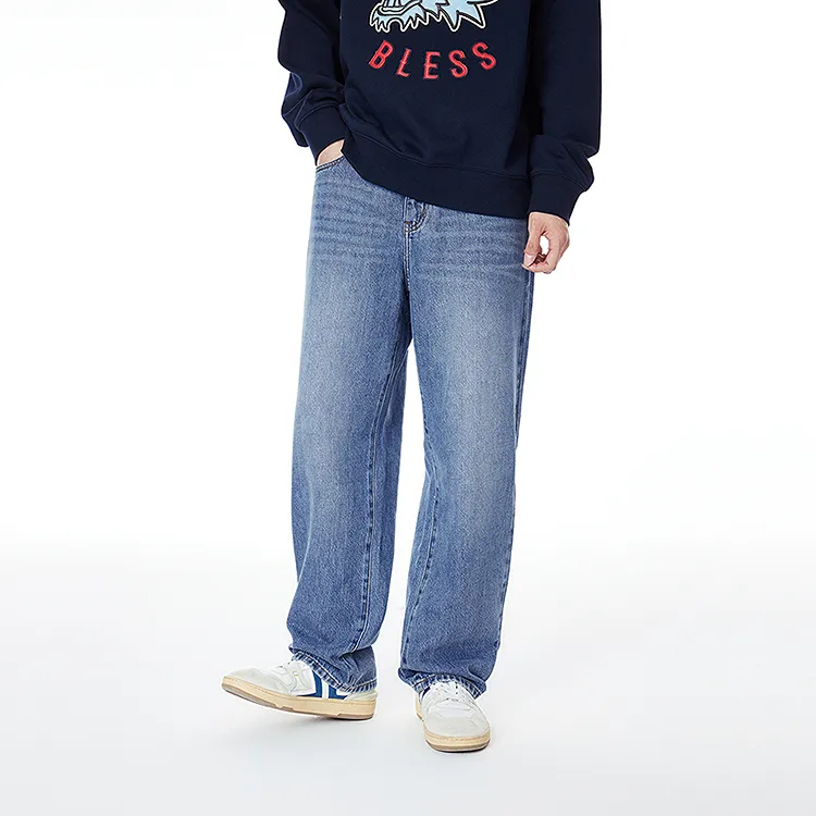 PEACEBIRD MEN Jeans Unisex Royal Blue-4