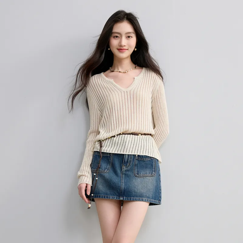 3COLOUR Casual Short Skirts Women's Haze Blue-5