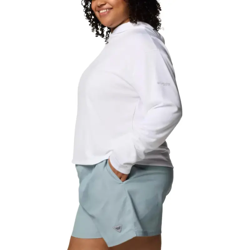 Columbia PFG Solar Stream Sweatshirt Women's White-2