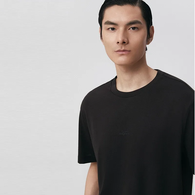 EHE T Shirts Men Dark Coffee-3