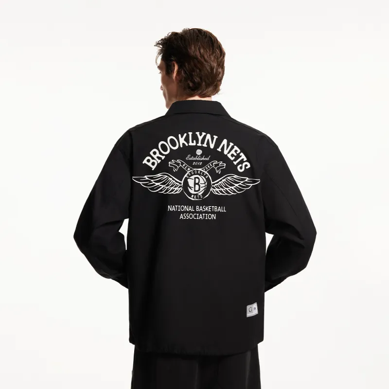 JACK JONES· x NBA Jacket Men's E43 Pure Black-4