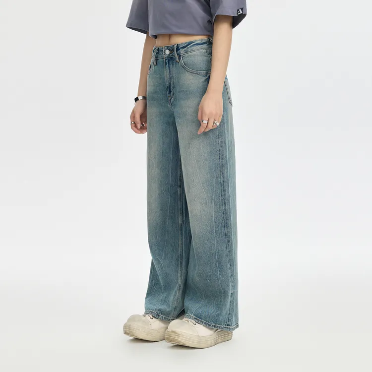 ABLE JEANS Women's Light Yellow Mud Blue-3