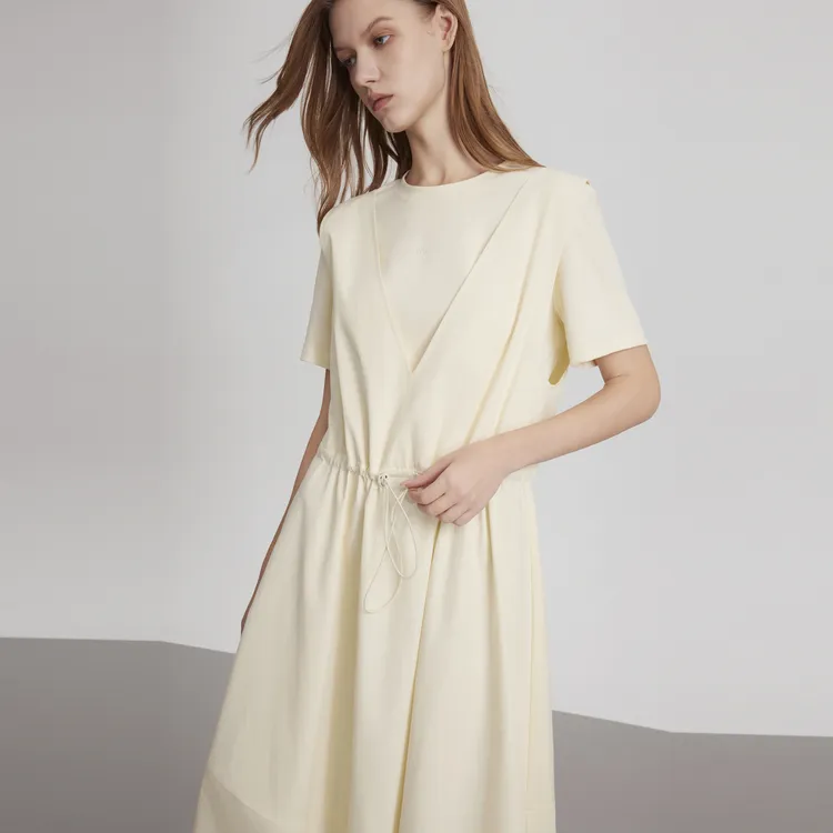 ELLE Short Sleeved Dress Women's-3