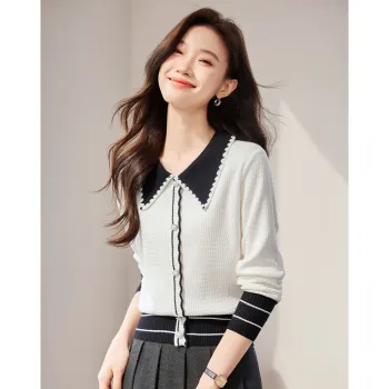 Love Elaine Spring Fall Knitwear Regular Women's