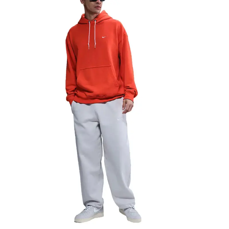 Nike Solo Swoosh Sweatshirt Men's Orange-2