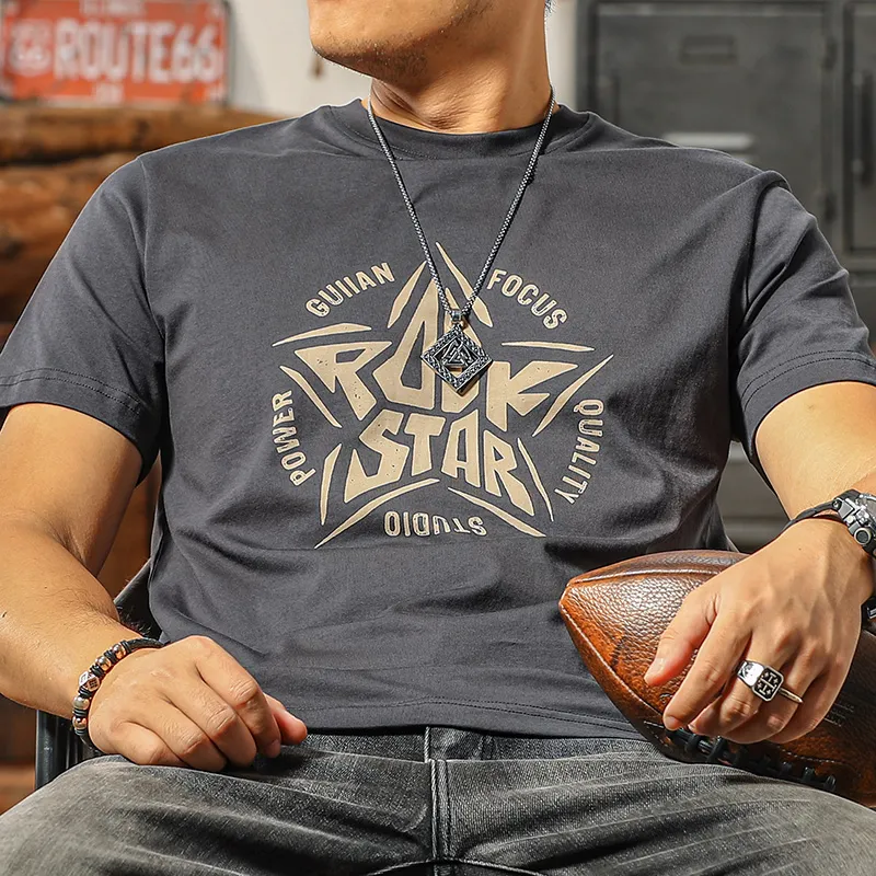 Seasonal Words T Shirts Men Iron Gray-2