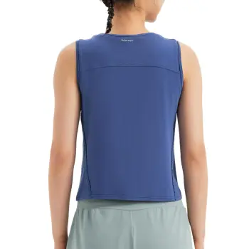 DECATHLON Tank Top Women's Gray Slate Blue