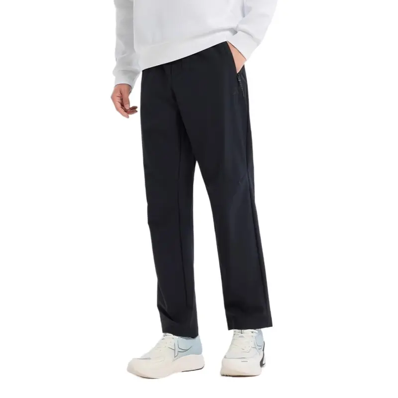 XTEP Training Pants SS25 Casual Pants Men's Jet Black-1