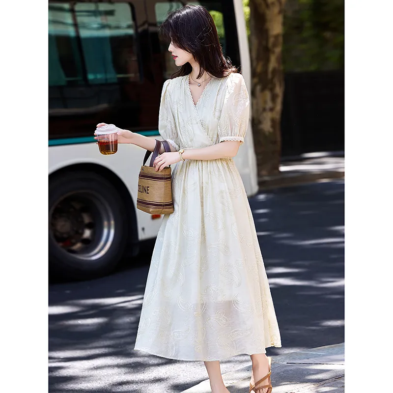 A Paradise For Awakening Short Sleeved Dress Women's-6