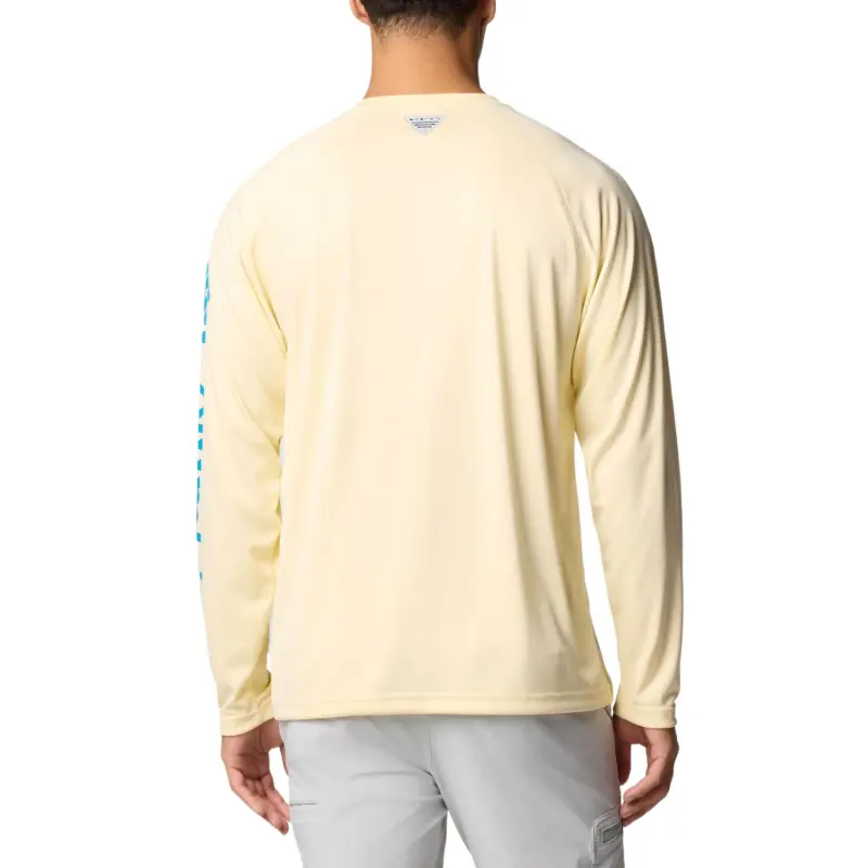 Columbia PFG Terminal Tackle Omni-Shade Omni-Wick T-Shirt Men's Lemon Yellow-1