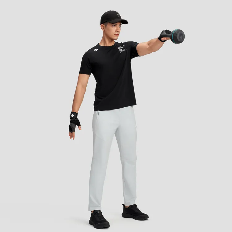 DESCENTE Set in Sleeve T Shirt Men's-4