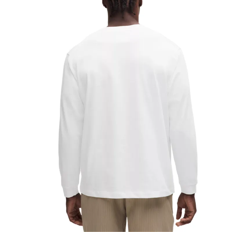 Lululemon HeavyweightLong Sleeve T Shirt Men's White-1
