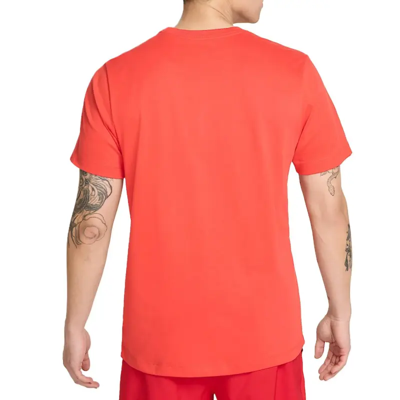 Nike Dri-Fit T-Shirt Men's Light Deep Red-1