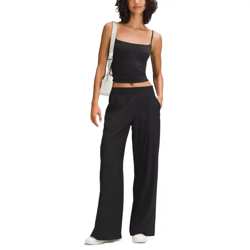 Lululemon Swift Wide LegSwift Mid Rise Pant Casual Pants Women's Black-2