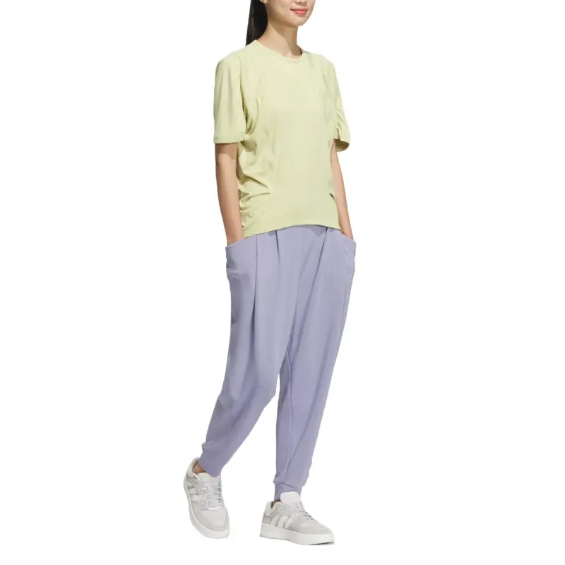 Adidas LUXFLOW Casual Pants Women's Purple-3