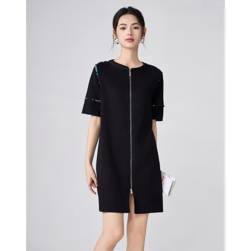 Love Elaine Short Sleeved Dress Women's Black