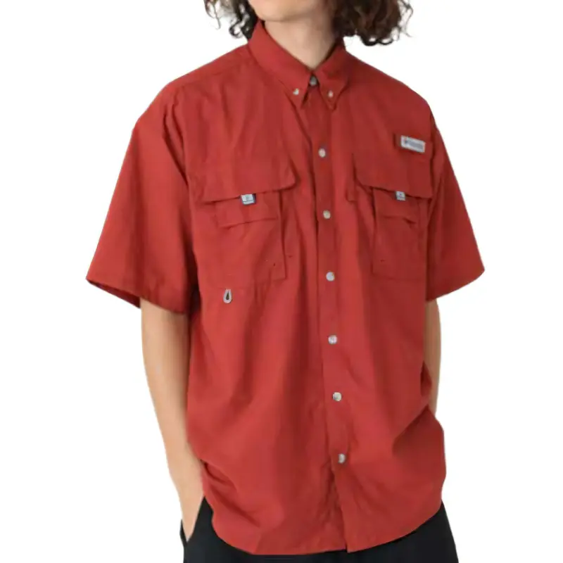 Columbia Bahama Shirt Men's Deep Red-2