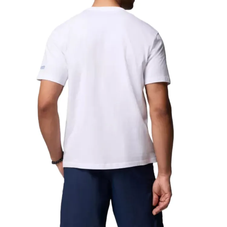 Columbia PFG Dylan Graphic T Shirt Men's White-1