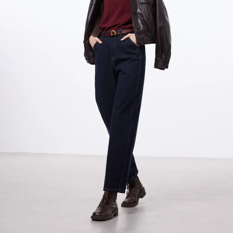 3COLOUR Jeans Women's Deep Sea Blue-4
