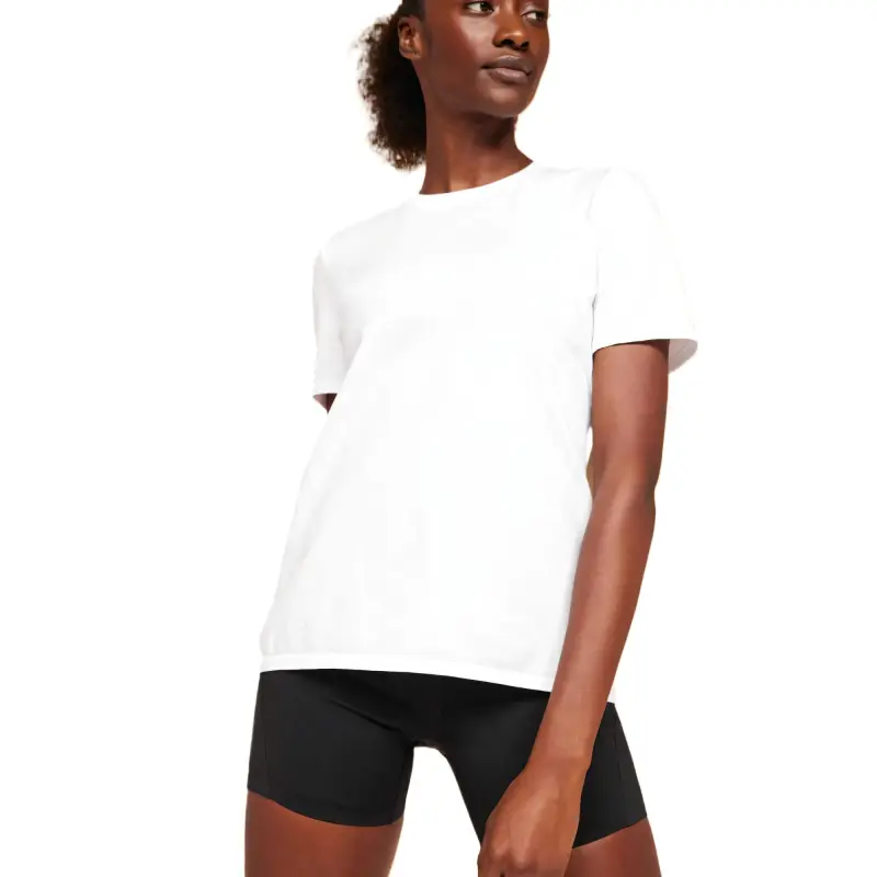On T Shirt Women's Undyed White-2